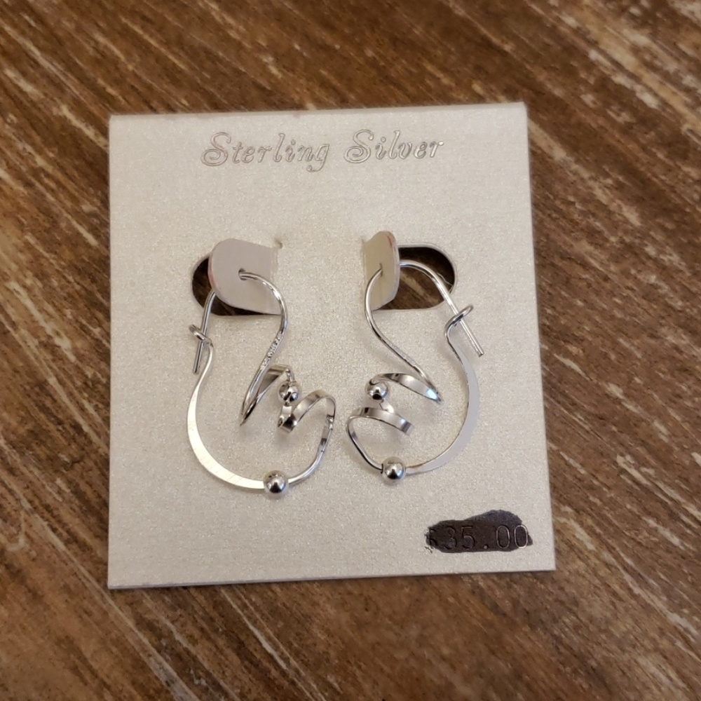 Sterling silver earrings